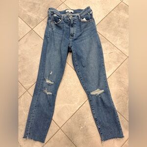 EUC like new Abercrombie 29/8R curve love super skinny high rise jeans